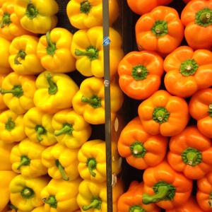 Colorful bell peppers