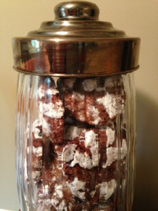 Chocolate Pixies in the cookie jar