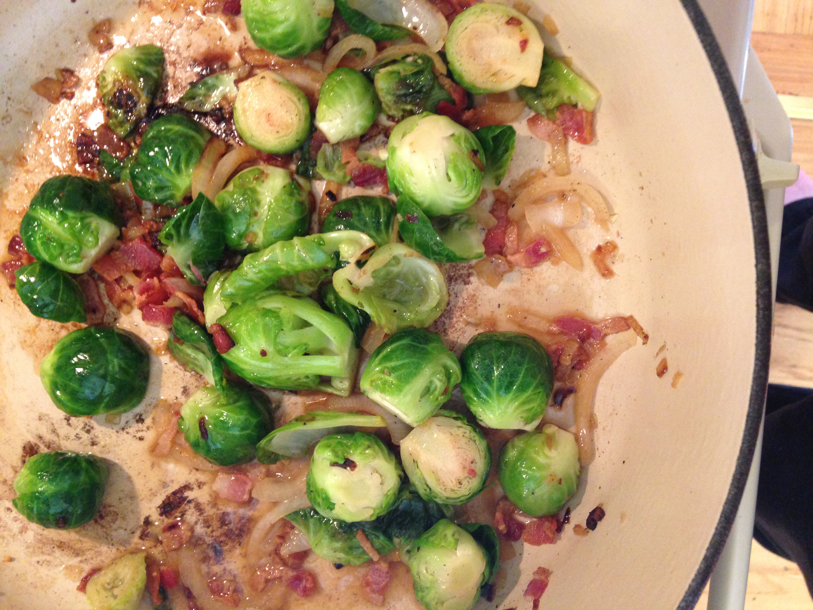 Bacony Brussel Sprouts