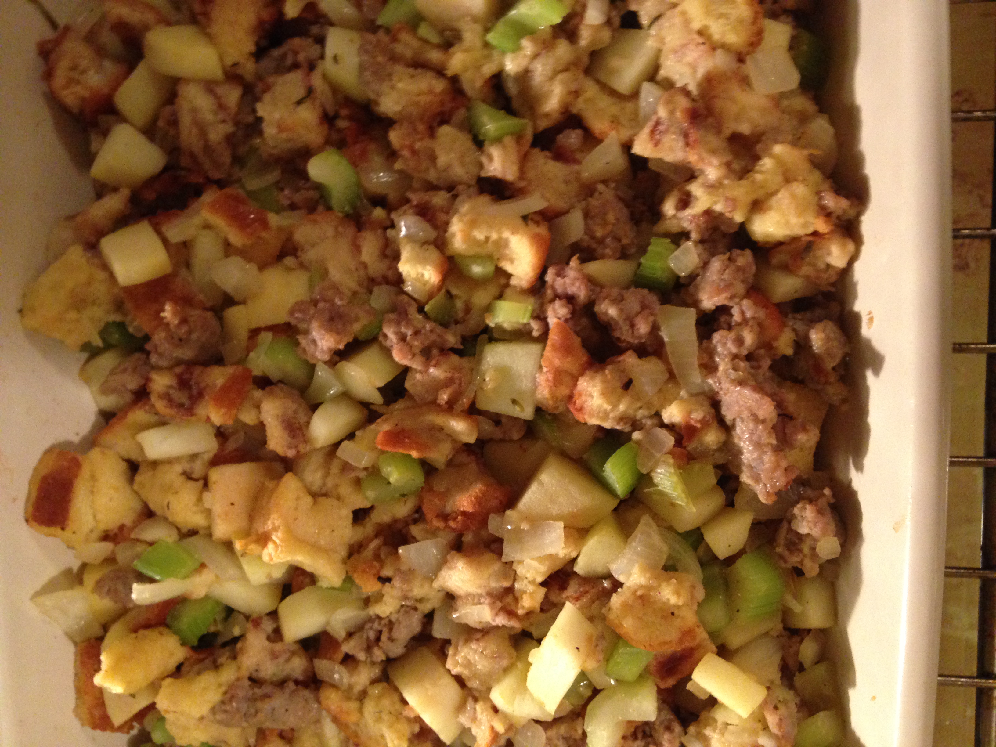 Apple Sausage Stuffing