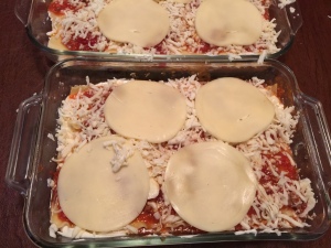 Layering the lasagna