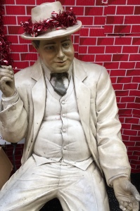 Statue at the Arthur Ave Retail Market